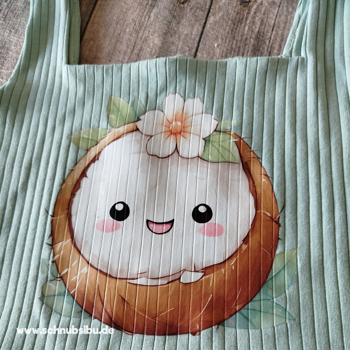 Bügelbild Kleine Kokosnuss
